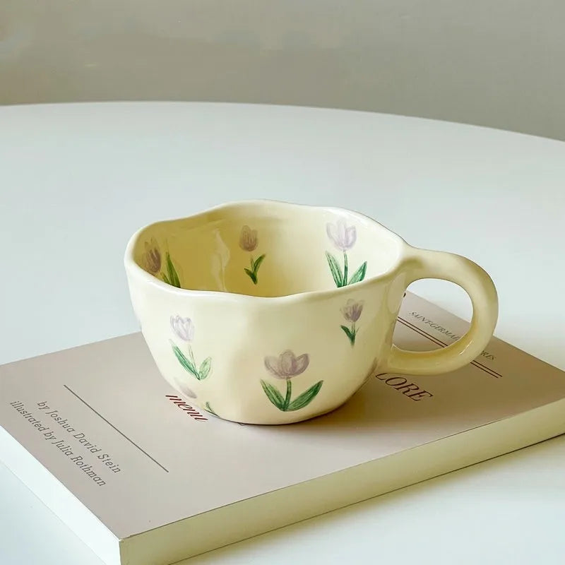 Ceramic Flower Mug