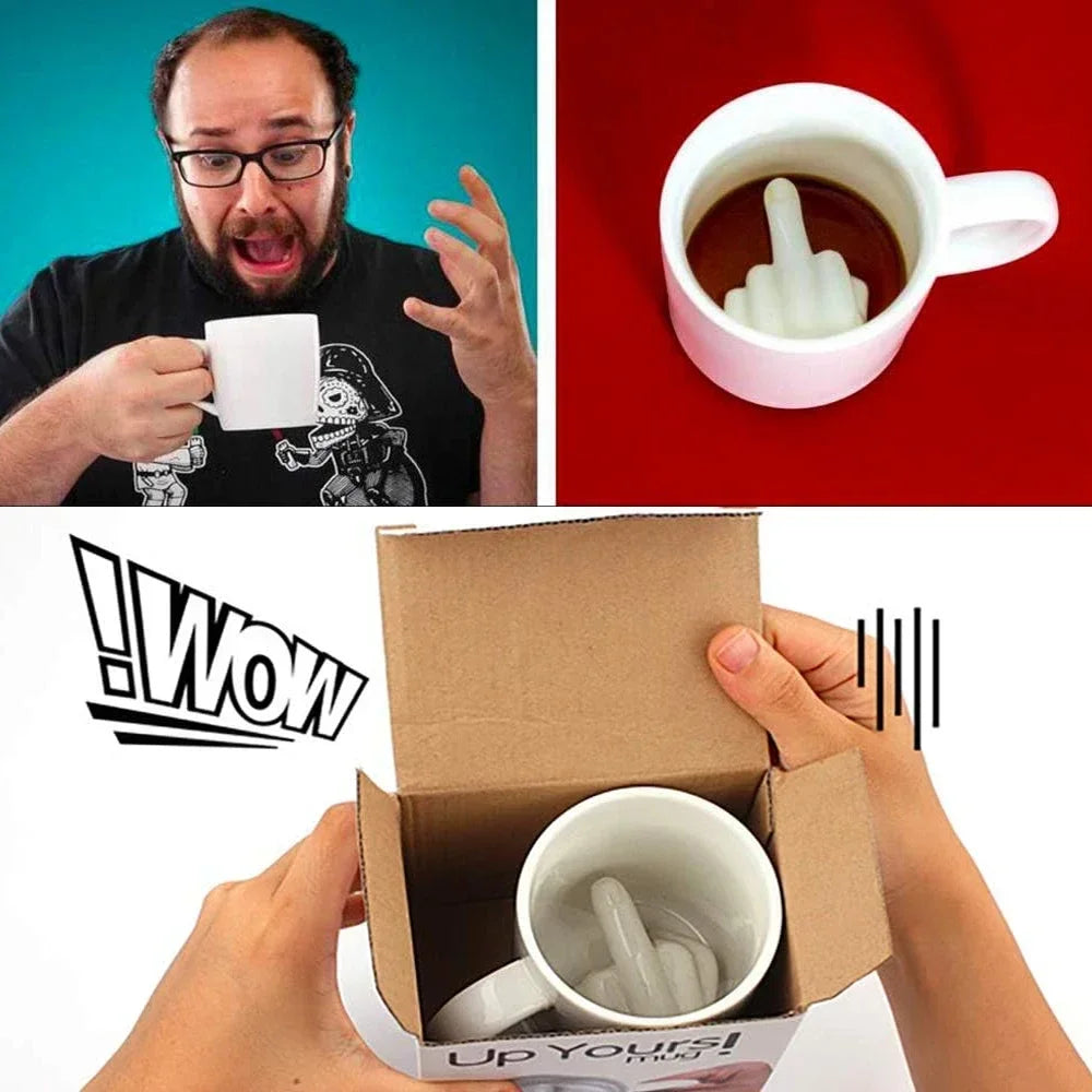 Cheeky Middle Finger Mug