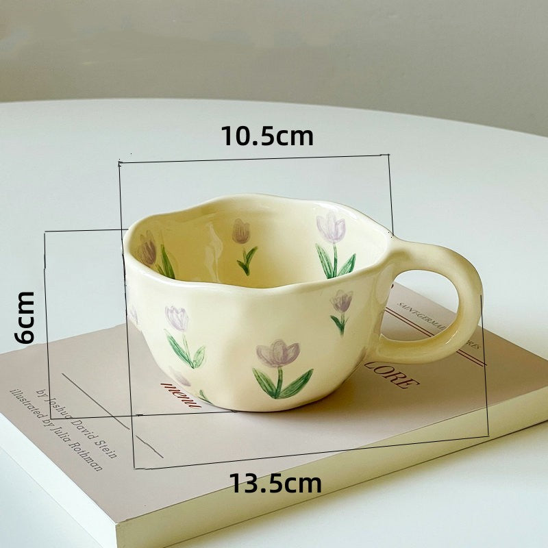 Ceramic Flower Mug