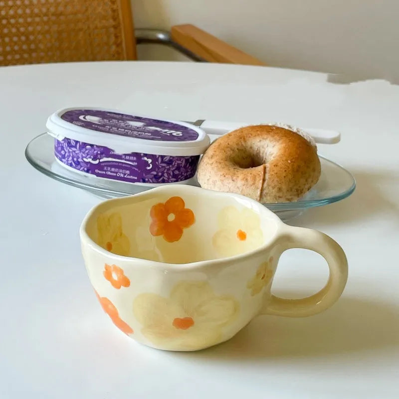 Ceramic Flower Mug