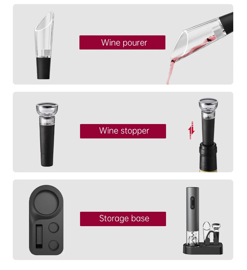 Gift Set Electric Wine Opener