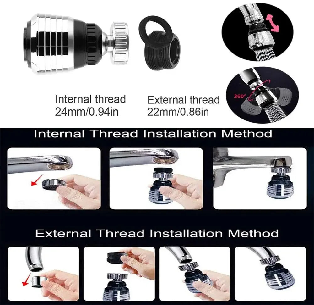 360Β° Rotatable Faucet Extender