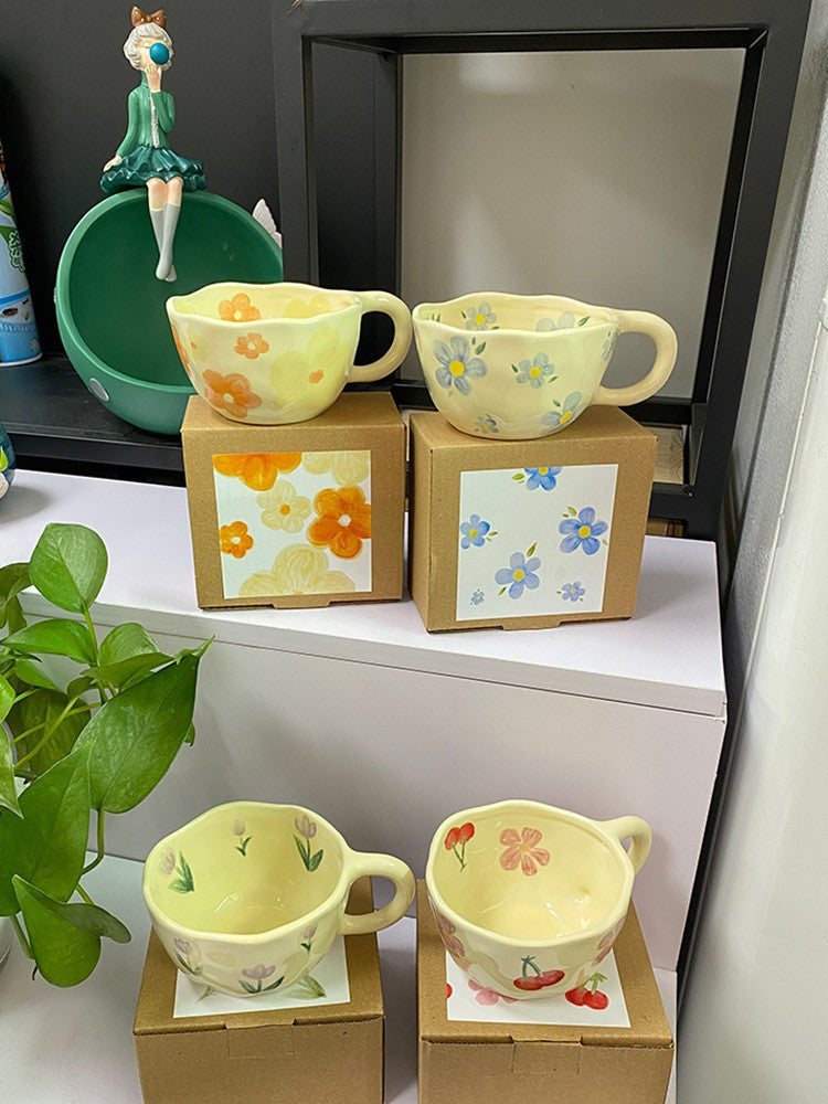 Ceramic Flower Mug