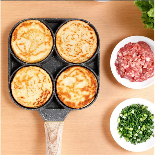 4-Compartment Frying Pan