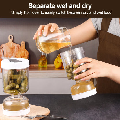 Pickle Strainer Jar