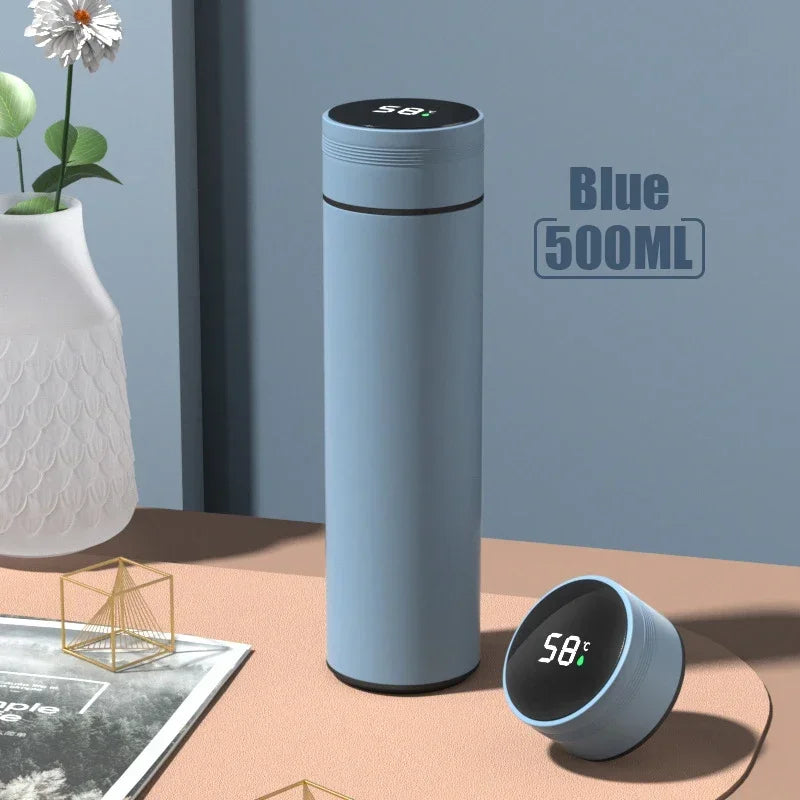 Thermos Bottle with Temperature Display