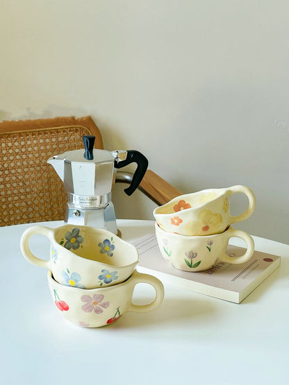 Ceramic Flower Mug
