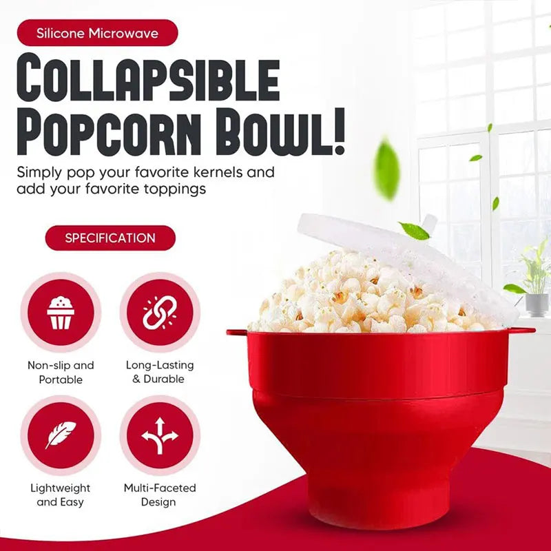 Silicone Microwave Popcorn Popper
