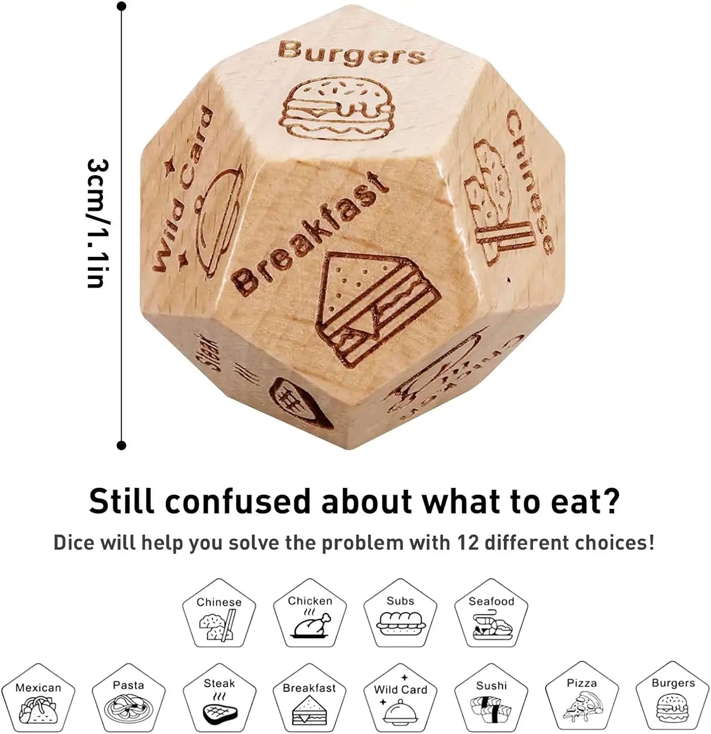 Food Decision Dice