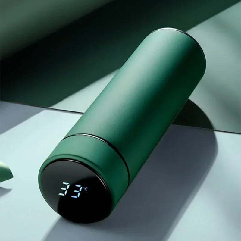 Thermos Bottle with Temperature Display