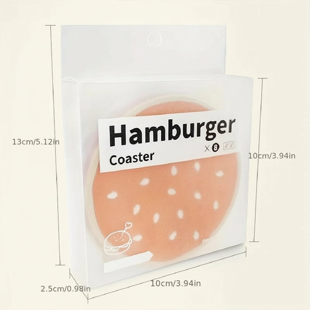 Burger Shape Coaster