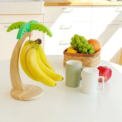 Wooden Banana Hanging Rack