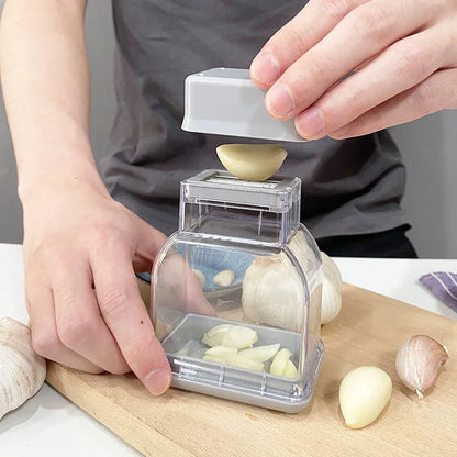 Manual Pressing Garlic