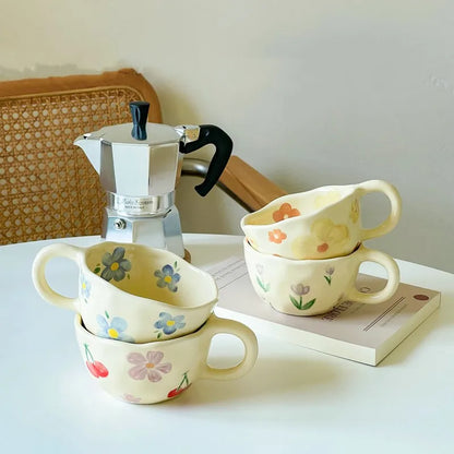 Ceramic Flower Mug