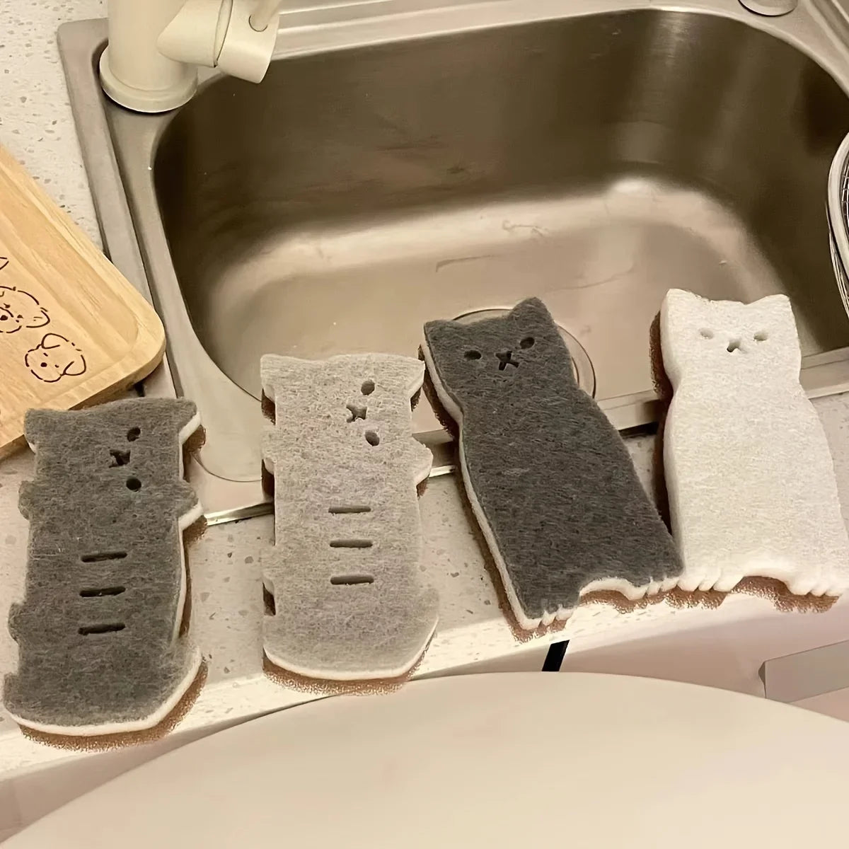 Cat Kitchen Sponge Set