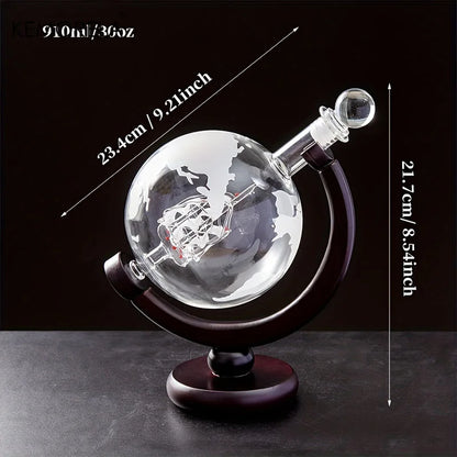 World Globe Decanter