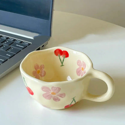 Ceramic Flower Mug
