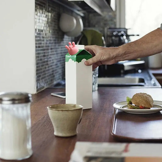 Funny Pouring Milk Bottle Cap