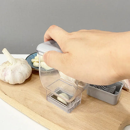 Manual Pressing Garlic