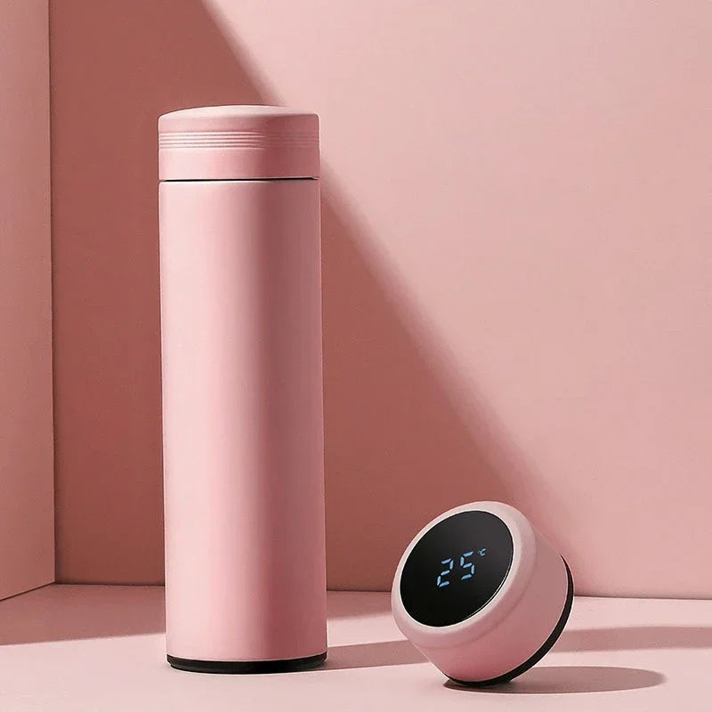 Thermos Bottle with Temperature Display