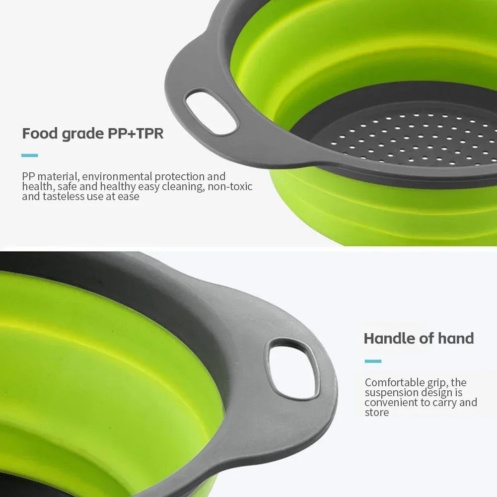Silicone Folding Drain Basket