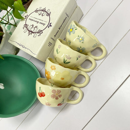 Ceramic Flower Mug