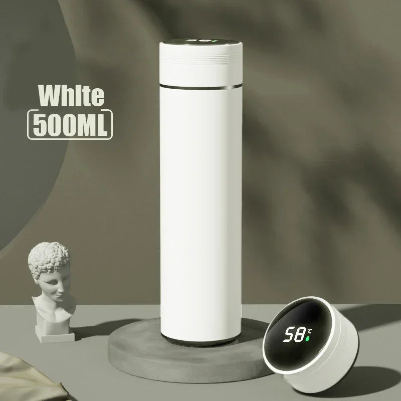 Thermos Bottle with Temperature Display