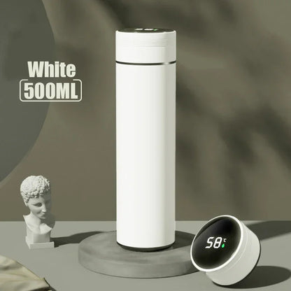 Thermos Bottle with Temperature Display